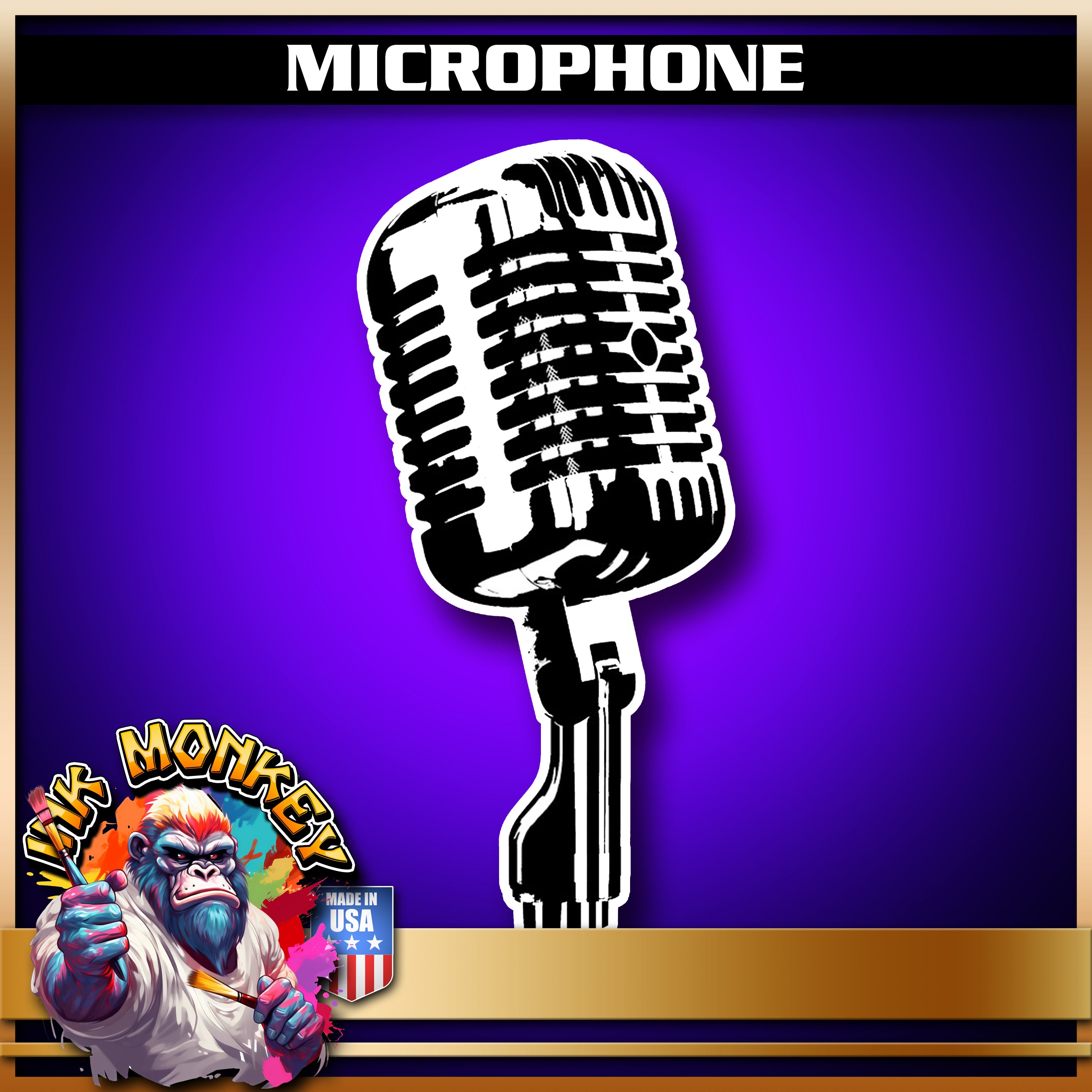 Microphone - Decal